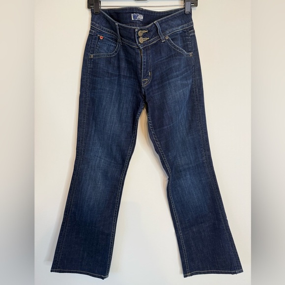 Hudson Jeans Denim - HUDSON Bootcut Jeans Women’s Dark Wash Mid Rise Premium Stretch Denim